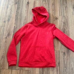 adidas Red Women's Hooded Pullover Sweatshirt